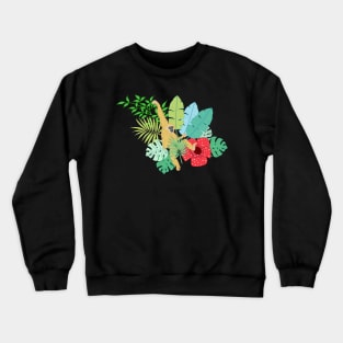 Gibbon in Topical Rainforest CTR002 Crewneck Sweatshirt